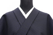 Kimono Factory nono 木綿着物 GRITTER （グリッター） オーダー仕立て付き ダイヤ 紺