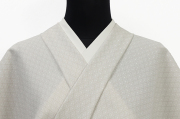 Kimono Factory nono 木綿着物 GRITTER （グリッター） オーダー仕立て付き ダイヤ 白
