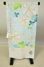 京都 藤井絞 浴衣 雪花絞 板締め オーダー仕立て付き