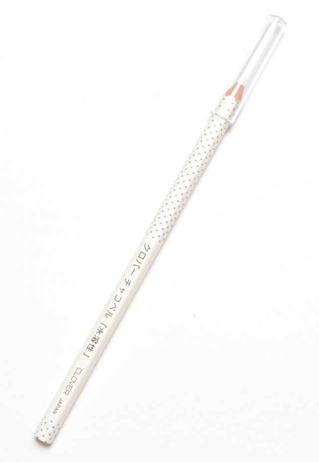 クロバー　チャコペル　水溶性　白（ホワイト）　【チャコペン】【手芸用品】【ソーイング】【和裁】　【日本製】