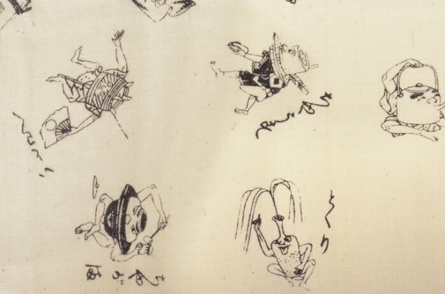 ≪ふんわりてぬぐい≫　タテ型　湯本豪一コレクション　妖怪づくし　妖怪双六（すごろく）　【手拭い】【和雑貨】【ハンカチ】【ガーゼ】【日本製】【youkai】