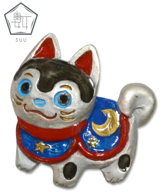 SUU　数ーすうー　犬張子　帯留　【いぬ】【Dog】【日本製】【Made in Japan】【帯アクセサリー】【帯留め】