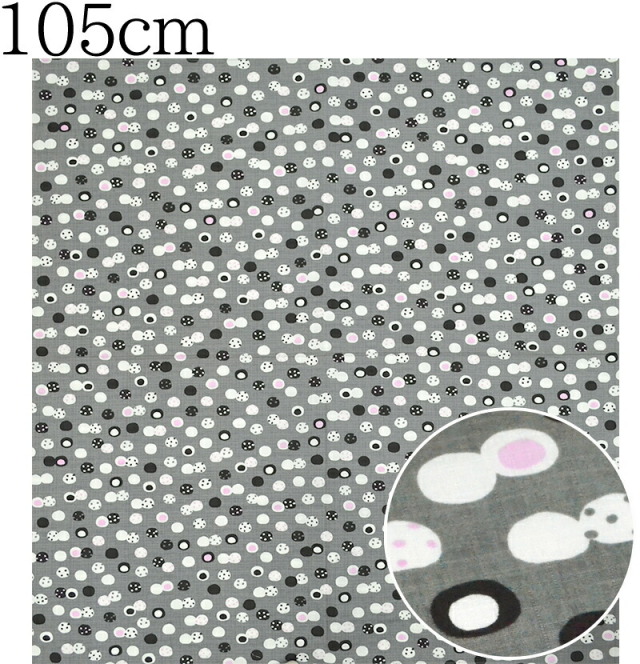 大風呂敷　１０５ｃｍ（三巾）大福　グレー　【エコバッグ】【風呂敷バッグ】【豆大福】【シャンタンチーフ】【Made in Japan】