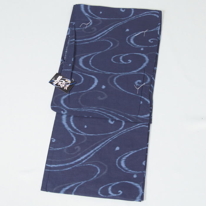 【新品】男物　メンズ浴衣（5）　綿「男の浴衣」 LLサイズ