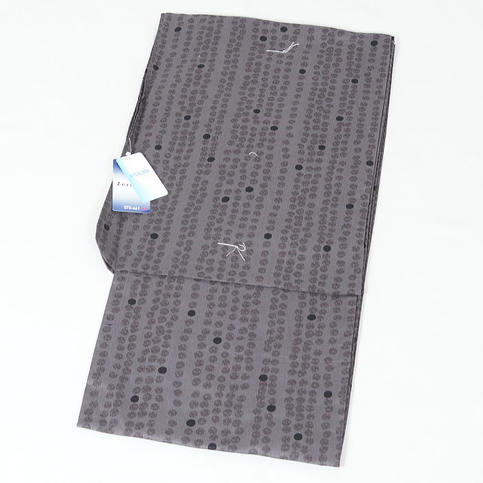 【新品】男着物　メンズ浴衣（１）　涼感加工XYLICOOL　Lサイズ