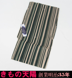 メンズ　浴衣　男物　新品プレタ　（3）Ｍ/Lサイズ　縞　綿100％