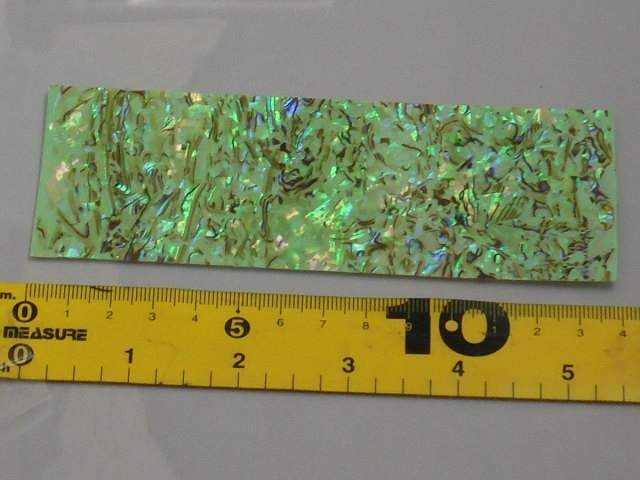 HI DRA　天然アワビ貝シート　グリーン