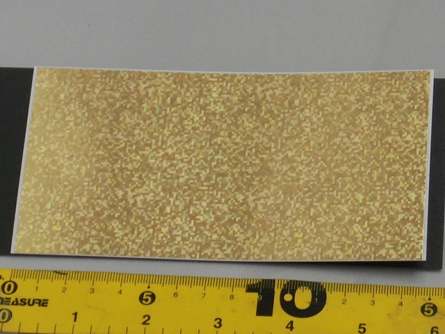 アクセル　ストレッチ　ホロシール　シャンパンゴールド
