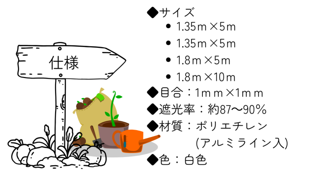 防虫サンサンネット説明2