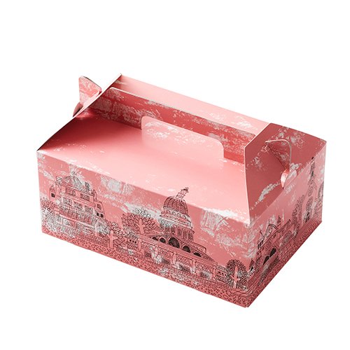【ケーキ・洋菓子などに】スイーツケース　6号イラスト（400個入）