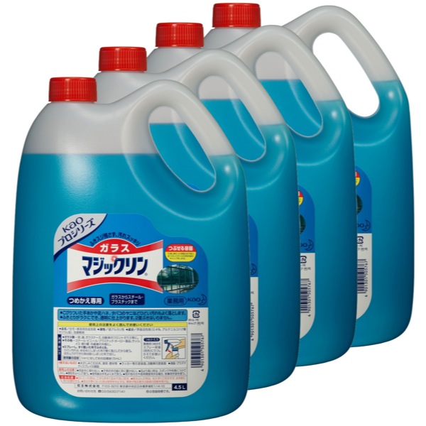 花王プロフェッショナル｜ガラスマジックリン業務用つめかえ専用4.5Lボトル