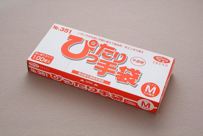 ぴったり手袋_外エンボス_箱入半透明No351M