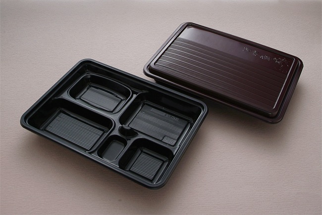 【仕出し用お弁当容器】U-203能登共蓋付きセット 仕出し用