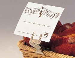 【プライスカードに】 メタル万能カード立て　大(10個入）