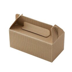 【ケーキ・洋菓子などに】片段手提げBOX（200個入）