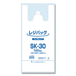 お買い得レジ袋、レジバッグSK-30（0.013×180/290×360mm）レジ袋30の通販はきんだいネット