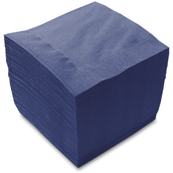 ナプキン 4つ折り2PLY「フレンチブルー」50枚 業務用