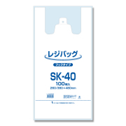 お買い得レジ袋、レジバッグSK-40（0.017×260/390×480mm）です。レジ袋40の通販はきんだいネット