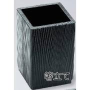 【卓上小物】割り箸立て　黒（ABS樹脂製）