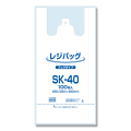 お買い得レジ袋、レジバッグSK-40（0.017×260/390×480mm）です。レジ袋40の通販はきんだいネット