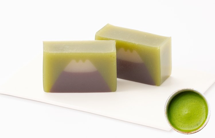 富士山羊羹（宇治抹茶）
