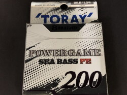 東レ シーバスPE パワーゲーム 15LB（0.8号） 200m 【シーバスルアー