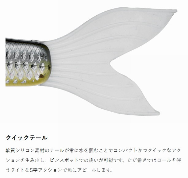がまかつ（GAMAKATSU） ラフィン250 250mm(クイックテール)/230mm