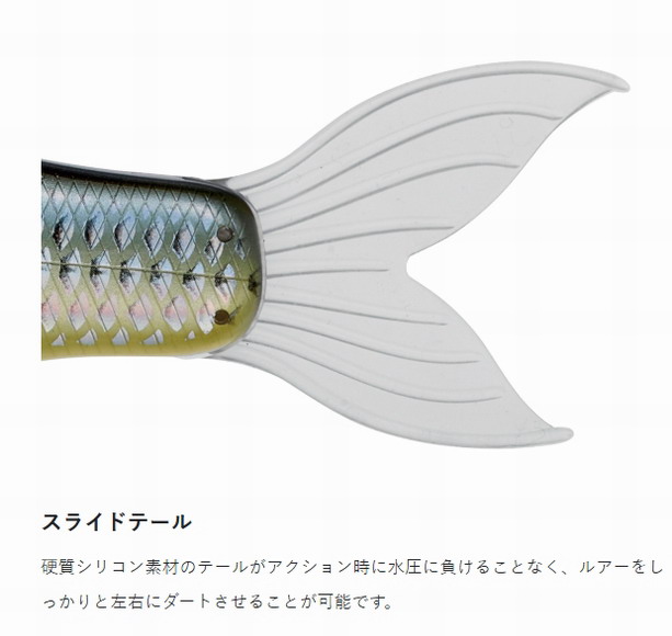 がまかつ（GAMAKATSU） ラフィン250 250mm(クイックテール)/230mm