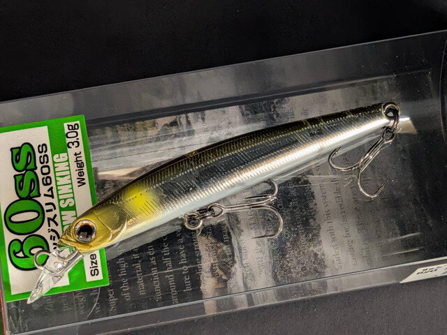 ジップベイツ リッジスリム60SS 60mm/3.0g 【シーバスルアー専門店