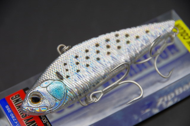 値下げレアUSAシェイプ美品rustyBaliSingleグッドサイズ5’10 ジップベイツ ザブラバイブ 90-35G（ZBL VIB90-35G） 【シーバス