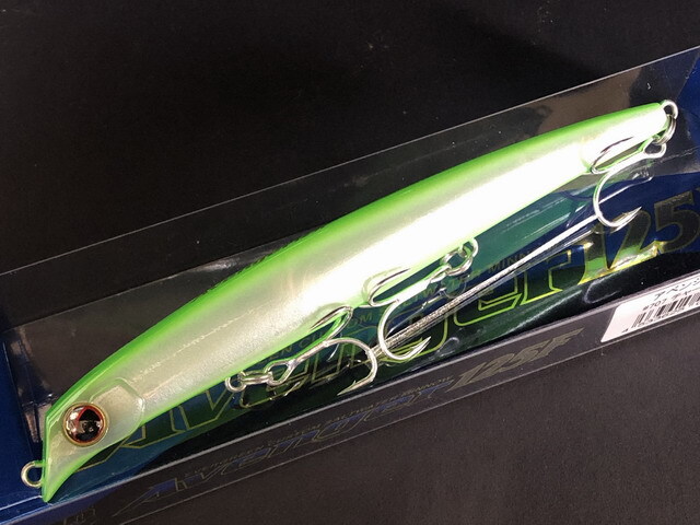 エバーグリーン アベンジャー125F NEW パッケージ 【シーバスルアー