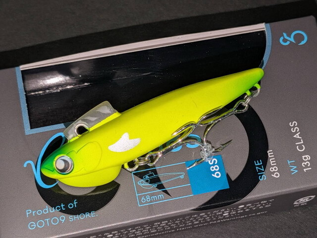 ゴートゥーナイン（Goto9） ココン [Cocon] 68S 68mm/13g 【シーバス