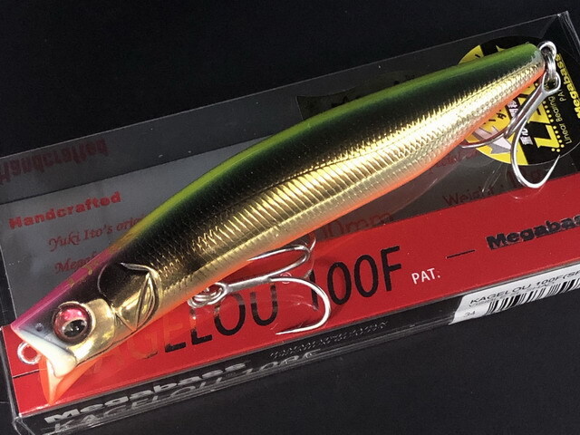 個数制限有】メガバス カゲロウ100F 100mm/12g 極上カラー