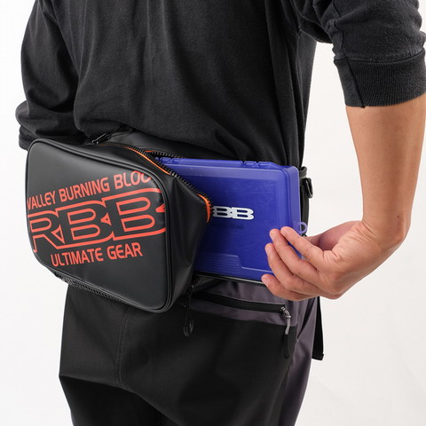 RBBロックショアベスト、ポーチ、ウエストバッグセット RBB ロックショアウエストバッグ - RIVALLEY FISHING