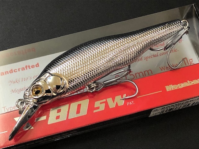 メガバス（Megabass） X-80SW （SP-C） 80.5mm/11g 【シーバスルアー 
