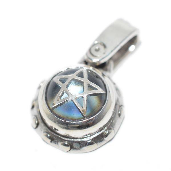 アレックスストリーター　ALEX STREETER　ベイビーデビルハートペンダントICE BLUE　ALP868