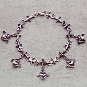 バーバラ　Barbara　Gathering Petit Barbara Iron Cross Bracelet　PB-B-302