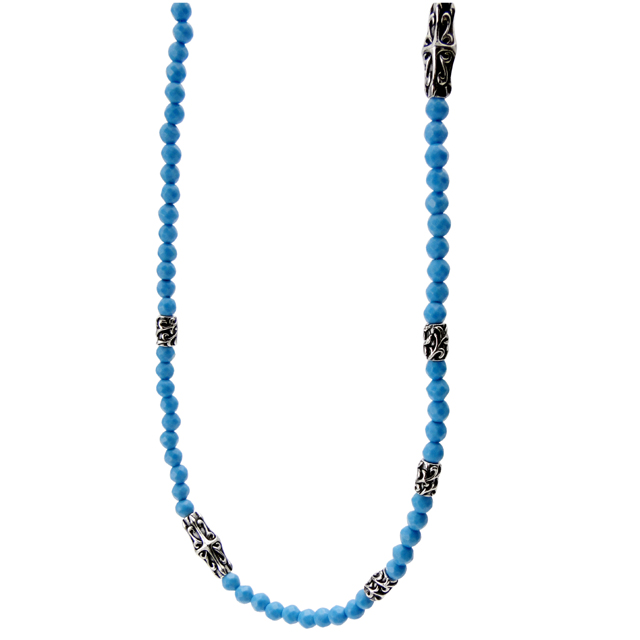 ブラッディマリー　Bloody Mary　リリーフネックレス ターコイズ 60cm　bmn1109-tq-60