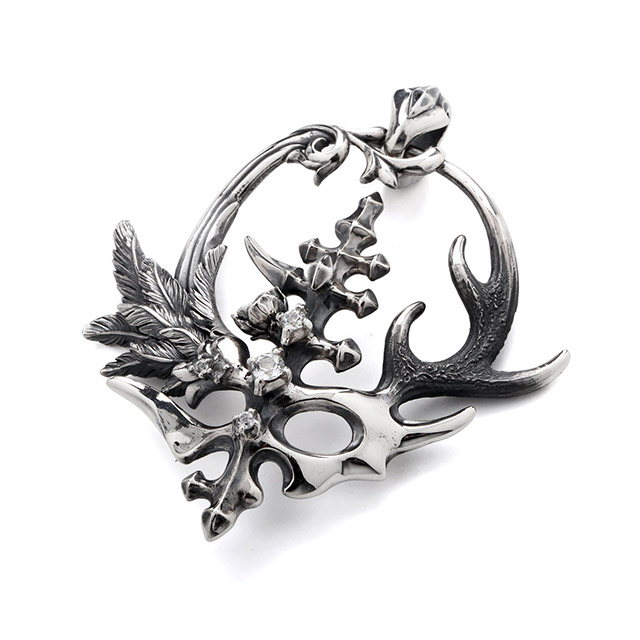 ブラッディマリー　Bloody Mary　ランドマークペンダント w/ ホワイトトパーズ【トップのみ】bmp1584-wt