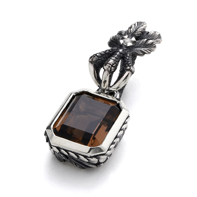 ブラッディマリー　Bloody Mary　ソフィアペンダント 鳳凰 w / スモーキークオーツ【トップのみ】bmp1598-1-sq