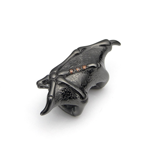 ブラッディマリー　Bloody Mary　夜 Pheles フェレスイヤーカフブラック　レッドダイヤモンド　bme1264b-rd