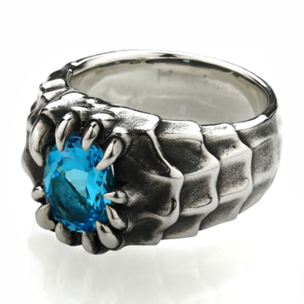 ブラッディマリー　Bloody Mary　シーク リング-捜す w/ スイスブルートパーズ　bmr1440-swbt