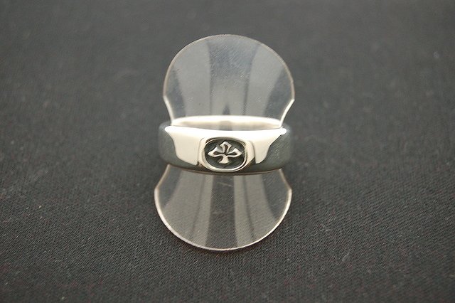 ビルウォールレザー　Bill Wall Leather　Smooth "C" Cross Ring　スムースCクロスリング　R227