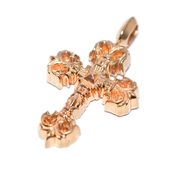 クロムハーツ　CHROME HEARTS　22K Tiny Filigree Cross Charm 22Kタイニーフィリグリークロスチャーム