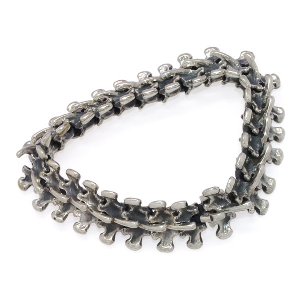 クレイジーピッグ　CRAZY PIG DESIGNS　MEDIUM SPINE LINK ミディアムスパインリンクブレス　＃1010