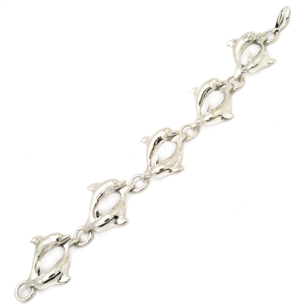 クレイジーピッグ　CRAZY PIG DESIGNS　TWO DOLPHINS LINK ２ドルフィンズリンクブレスレット　#419