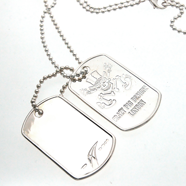 クレイジーピッグ　CRAZY PIG DESIGNS　CPDドッグタグ【チェーン付】　CPD DOG TAG　#260