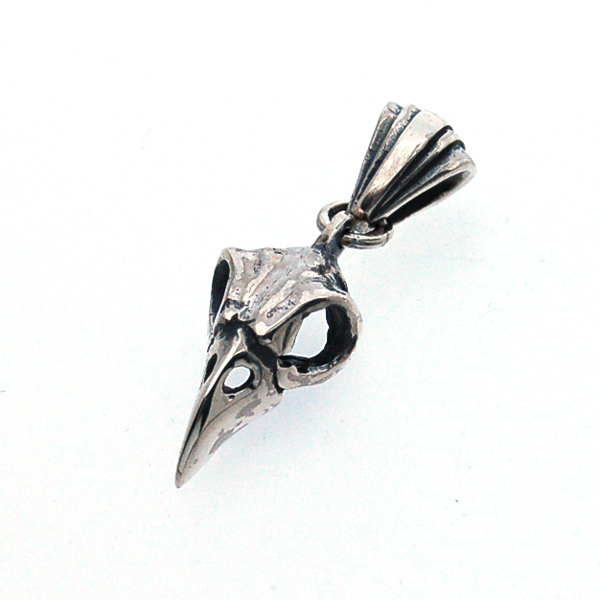 クレイジーピッグ　CRAZY PIG DESIGNS　スモールバードスカルペンダント【トップのみ】　SMALL BIRD SKULL #97