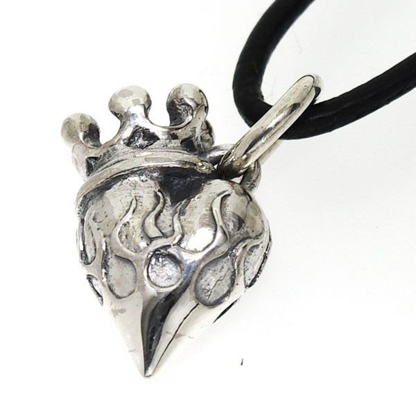クレイジーピッグ　CRAZY PIG DESIGNS　３Dセイクリッドハートペンダント ３D Sacred Heart #766