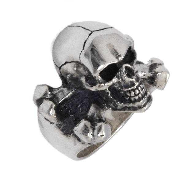 クレイジーピッグ　CRAZY PIG DESIGNS　3D SKULL&CB LARGE 3Dスカル＆クロスボーンスカルラージ　#820